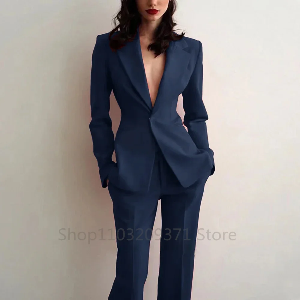レディーススーツ パーティー 結婚式 プラスサイズ 2ピース - Slim Fit Suit Set のレビューと価格