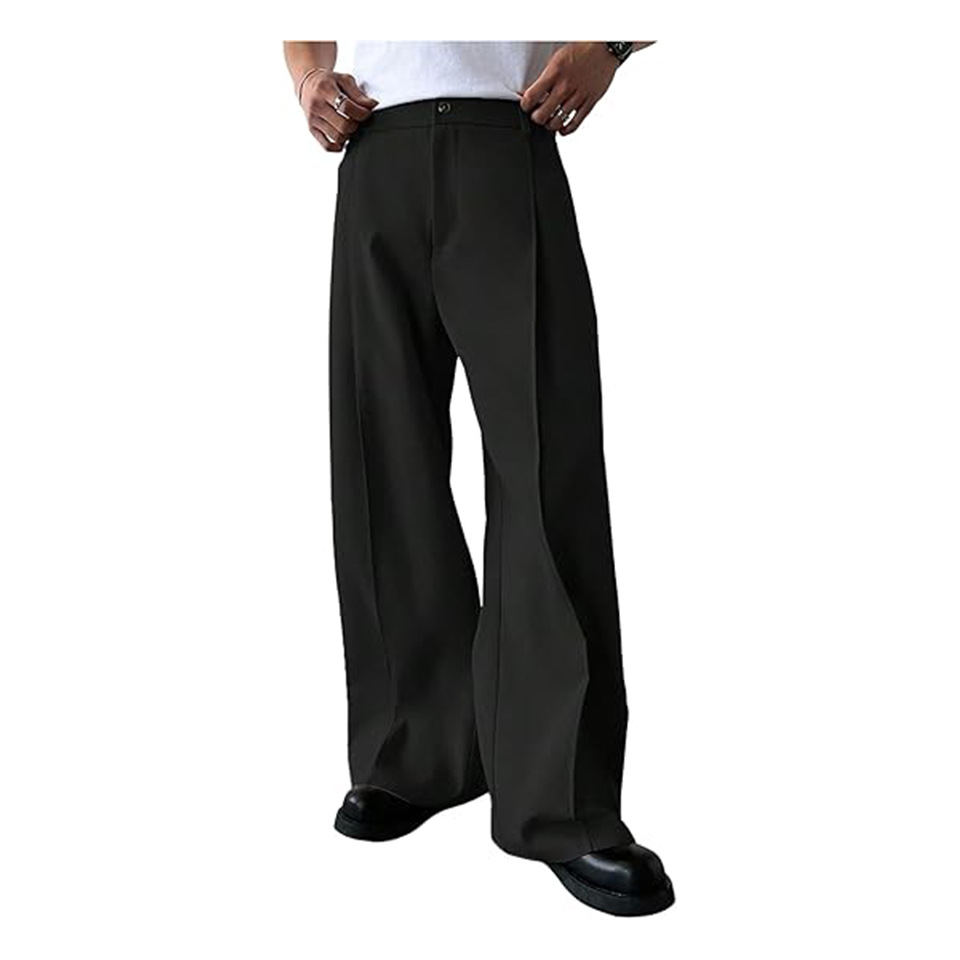 メンズ無地ストレートレッグスーツパンツ フォーマルビジネスデ - Men'S Formal Wear Rental のレビューと価格
