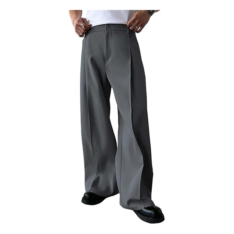 メンズ無地ストレートレッグスーツパンツ フォーマルビジネスデ - Men'S Formal Wear Rental のレビューと価格