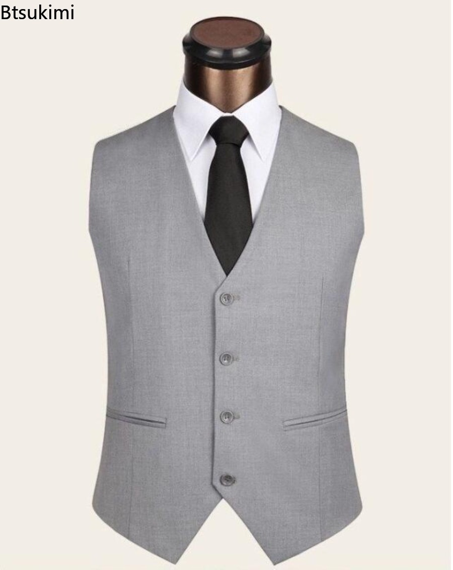 S-6XL プラスサイズメンズ韓国スリムフィットスーツベスト - Men'S Formal Wear Rental のレビューと価格