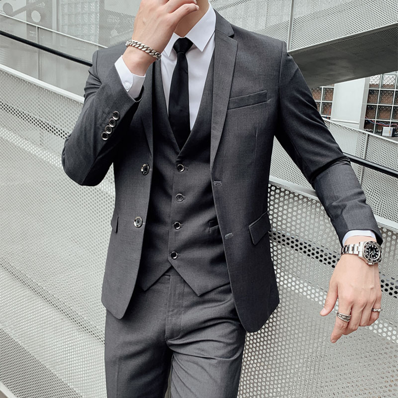 ウェディングスーツ 3点セット メンズ ベストマン フォーマ - Men'S Urban Formal Wear のレビューと価格