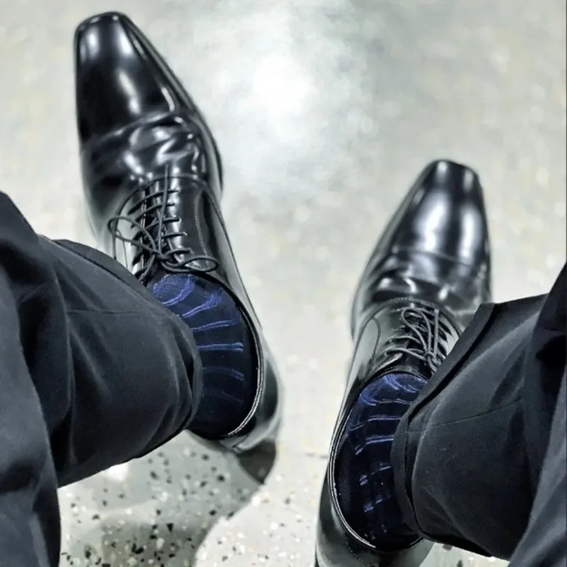 メンズストライプソックス、超薄シルクフォーマルドレススーツ用 - Men'S Formal Wear Rental のレビューと価格