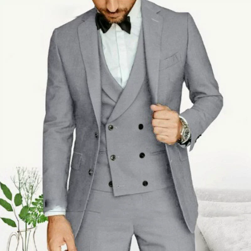 メンズスリムフィット3ピーススーツ高級フォーマルウェア、結婚 - High End Men'S Formal Wear のレビューと価格