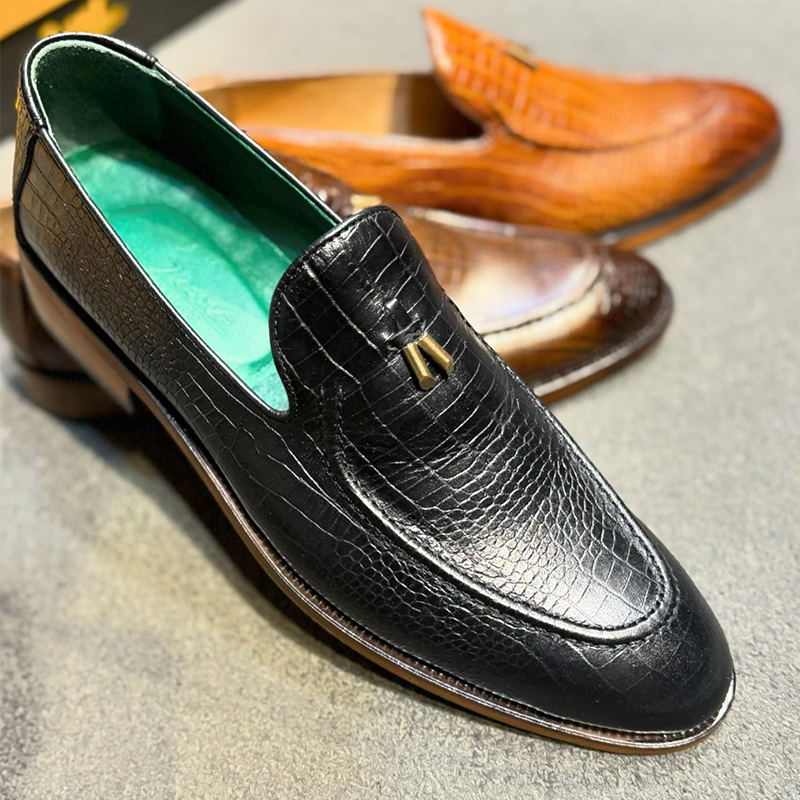 男性ファッショナブルなフォーマルローファー男性イタリアカジュ - Men Formal Wear Brands のレビューと価格
