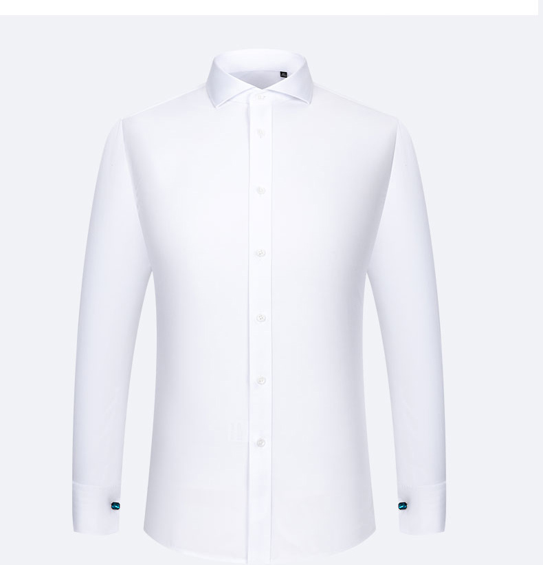 高級200番手4本撚り糸100%コットン メンズフレンチカフ - High End Men'S Formal Wear のレビューと価格