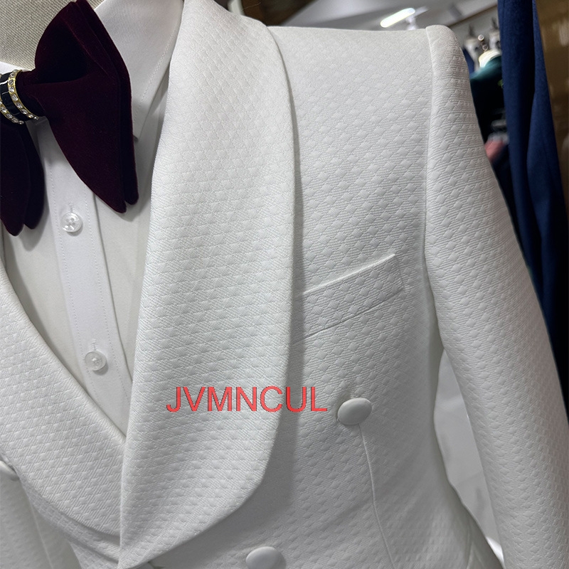 メンズジャカード3ピーススーツ テーラードフィット エレガン - Men'S Formal Wear For Reception のレビューと価格