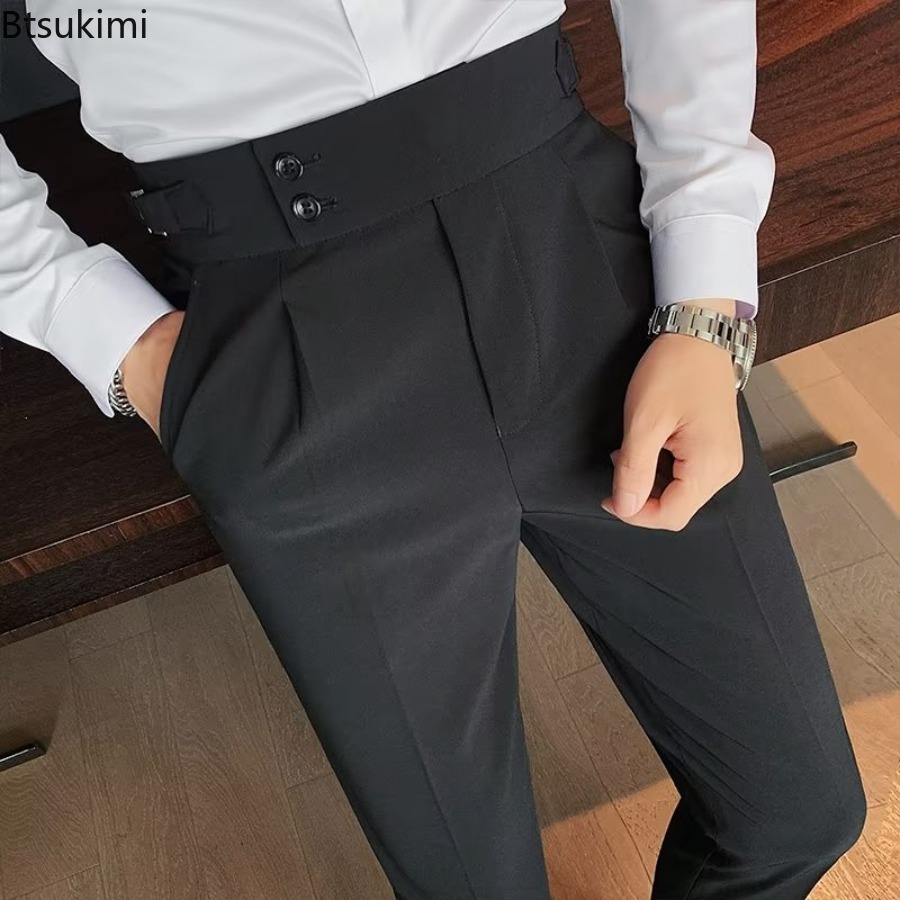 2026年新作 メンズ 無地 スーツパンツ クラシックボタン - Men'S Formal Wear Rental のレビューと価格