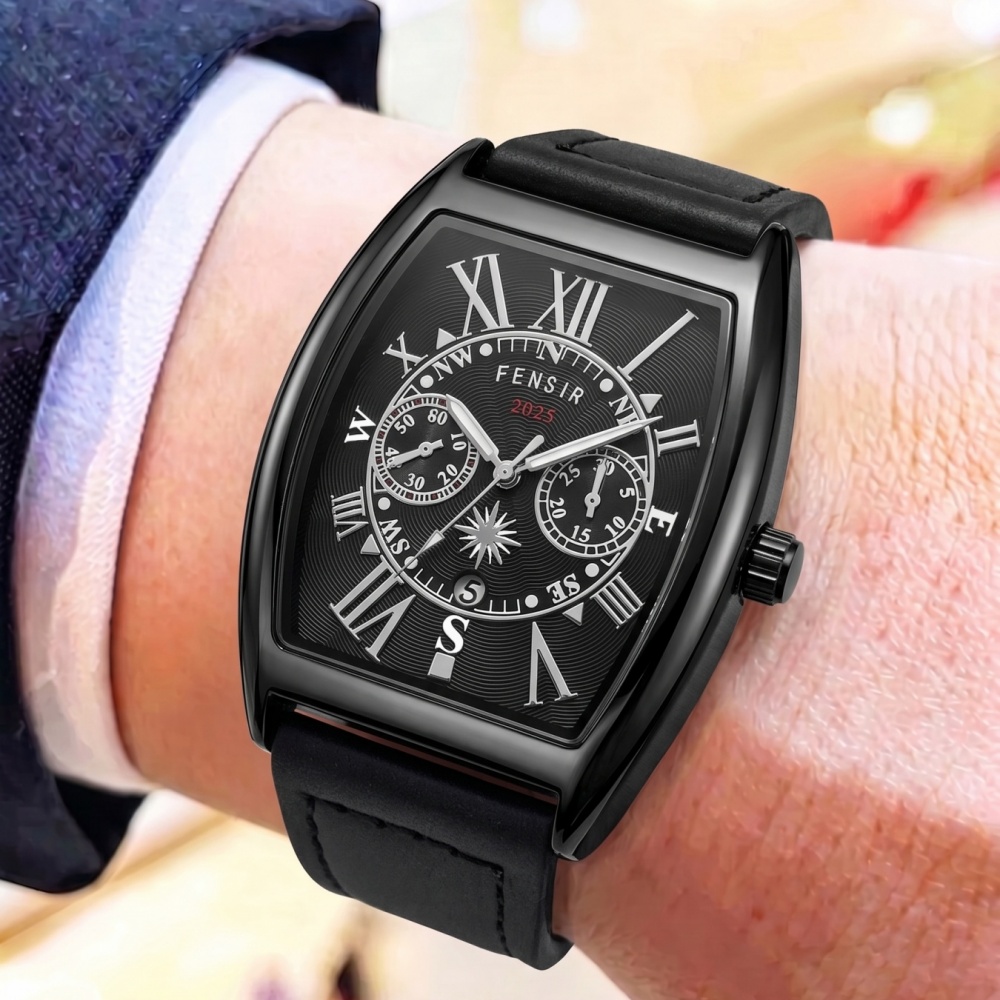 バレル型クォーツムーブメントを搭載した高級メンズウォッチ、ヴ - High End Men'S Formal Wear のレビューと価格