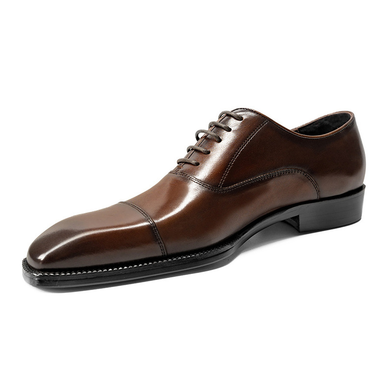 ビジネスフォーマルウェア　小さめスクエアトゥ　高級牛革製メン - High End Men'S Formal Wear のレビューと価格